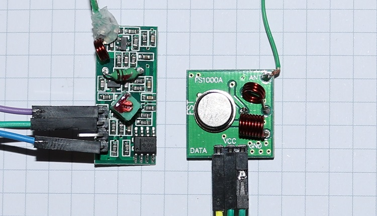 Arduino 433 Mhz FS1000A