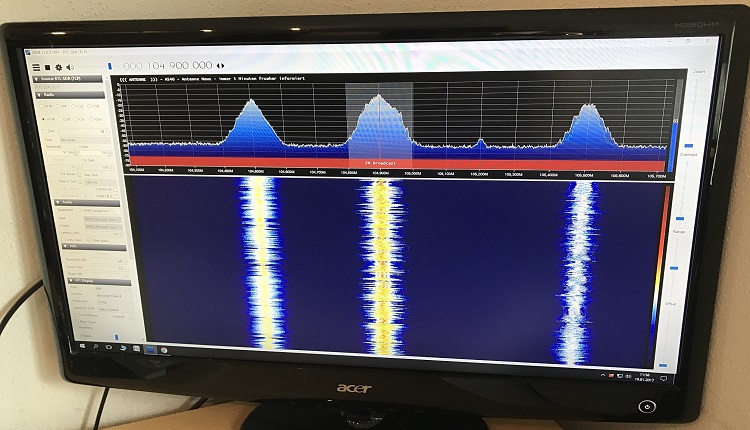 DVB-T SDR Spectrum Analyzer