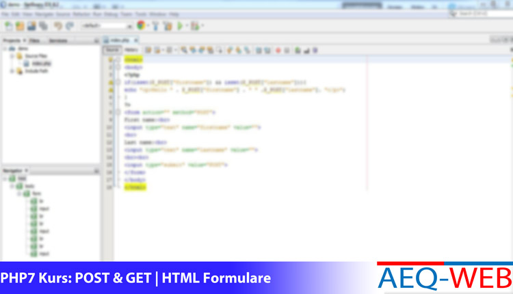 PHP7 KURS - HTML Forms POST & GET