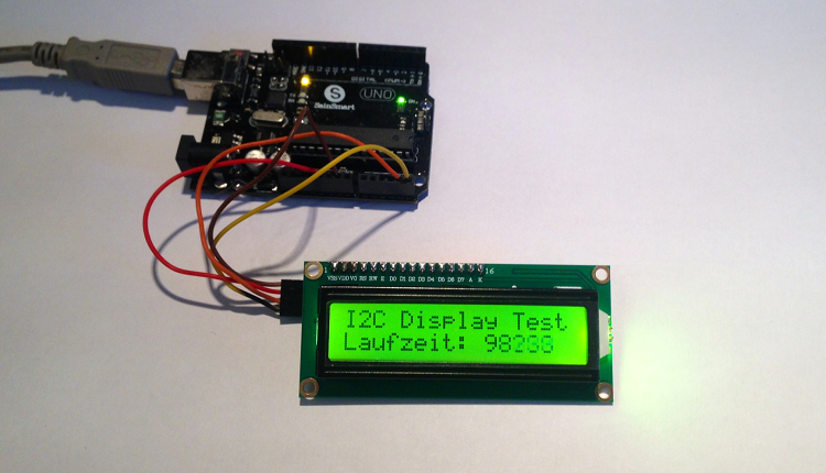 Arduino I2C LCD Display Library