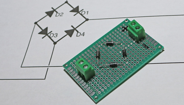 Brückenschaltung B2U Gleichrichter AC DC Converter