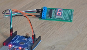 Arduino 74HC595 Siebensegment Anzeige