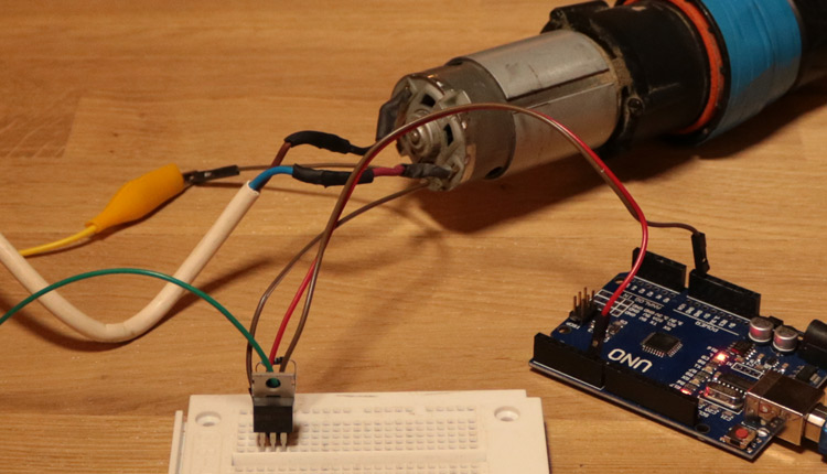 Arduino IRFZ44N PWM MOSFET Load Control