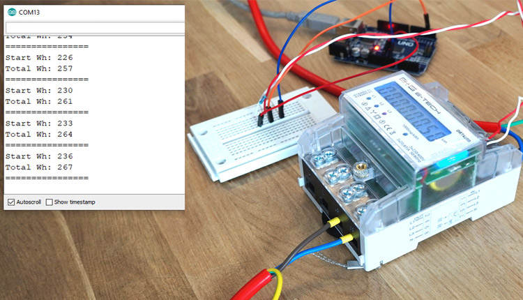 Arduino Smartmeter S0 Watt Counter