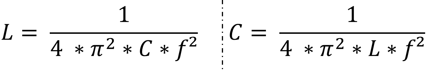 Formeln LC Schwingkreis Spule und Kondensator