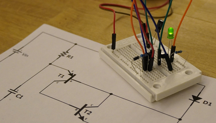 LED Blitz Schaltung