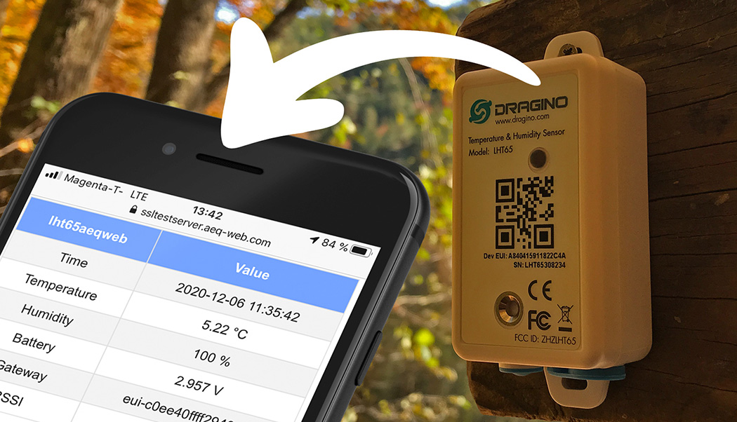 LHT65 Sensor TTN HTTP Integration