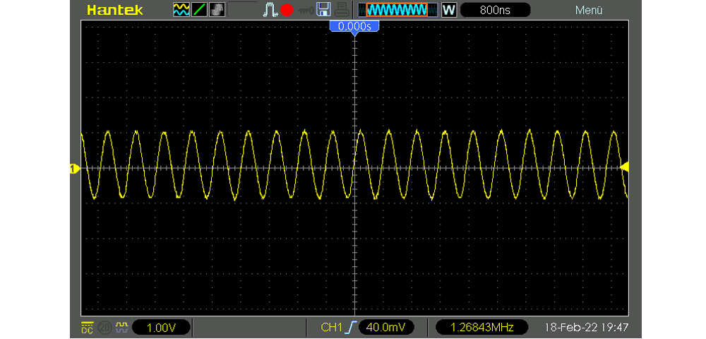 Messpunkt 2 HF Signal