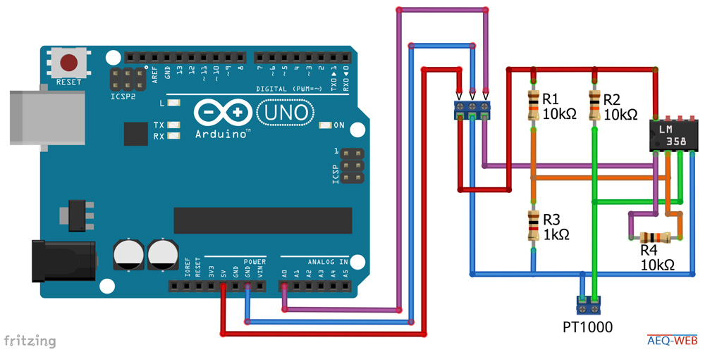 Ambient Temperature Sensor-PT1000 with Analog Output