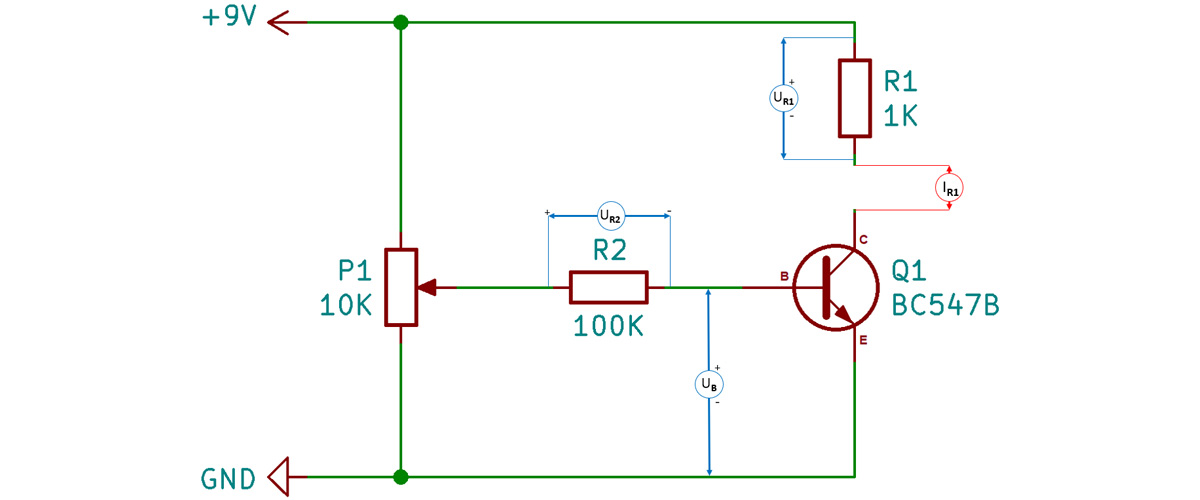 Transistor Grundlagen Teil 2 Messgeräte in der Schaltung